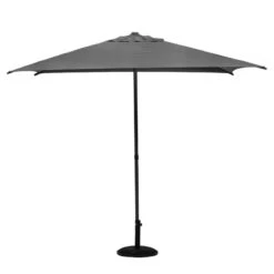 Parasol Droit Carré 2,5x2,5m Soya Ardoise Hespéride -Promos Jardin Meubles Boutique parasol droit carre 25x25m soya ardoise hesperide 1 1