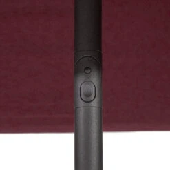 Parasol Droit Carré 2,5x2,5m Soya Bordeaux Hespéride -Promos Jardin Meubles Boutique parasol droit carre 25x25m soya bordeaux hesperide 4