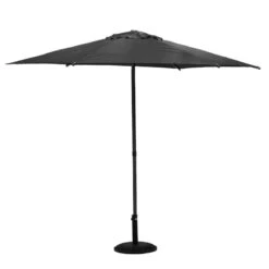 Parasol Droit Rond 2,7m Soya Ardoise Hespéride 12 Parasol Droit Rond 2,7m Soya Ardoise Hespéride -Promos Jardin Meubles Boutique parasol droit rond 27m soya ardoise hesperide 1 4