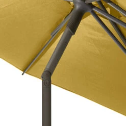Parasol Droit Rond 2,7m Soya Jaune Moutarde Hespéride 14 Parasol Droit Rond 2,7m Soya Jaune Moutarde Hespéride -Promos Jardin Meubles Boutique parasol droit rond 27m soya jaune moutarde hesperide 5