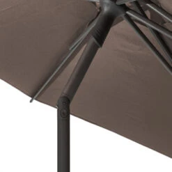 Parasol Droit Rond 2,7m Soya Taupe Hespéride 14 Parasol Droit Rond 2,7m Soya Taupe Hespéride -Promos Jardin Meubles Boutique parasol droit rond 27m soya taupe hesperide 5