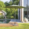 Parasol Droit Rond 2,7m Soya Vert Olive Hespéride -Promos Jardin Meubles Boutique parasol droit rond 27m soya vert olive hesperide