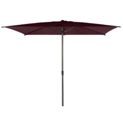 Parasol Mat Central 2x3 M Loompa Bordeaux Hespéride -Promos Jardin Meubles Boutique parasol mat central 2x3 m loompa bordeaux hesperide 1