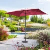Parasol Mat Central 2x3 M Loompa Bordeaux Hespéride -Promos Jardin Meubles Boutique parasol mat central 2x3 m loompa bordeaux hesperide