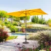 Parasol Mat Central 2x3 M Loompa Moutarde Hespéride -Promos Jardin Meubles Boutique parasol mat central 2x3 m loompa moutarde hesperide