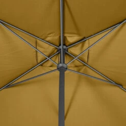 Parasol Mat Central 2x3 M Loompa Moutarde Hespéride 15 Parasol Mat Central 2x3 M Loompa Moutarde Hespéride -Promos Jardin Meubles Boutique parasol mat central 2x3 m loompa moutarde hesperide 5