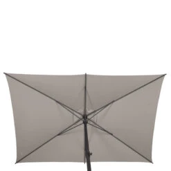 Parasol Mat Central 2x3 M Loompa Taupe Hespéride -Promos Jardin Meubles Boutique parasol mat central 2x3 m loompa taupe hesperide 4