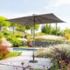 Parasol Mat Central 2x3 M Loompa Ardoise Hespéride -Promos Jardin Meubles Boutique parasol mat central 3 m loompa ardoise hesperide