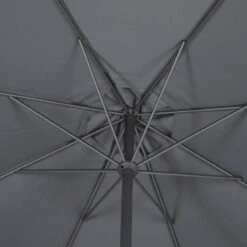 Parasol Mat Central Rond 3m Loompa Ardoise Hespéride -Promos Jardin Meubles Boutique parasol mat central rond 3 loompa ardoise hesperide 4