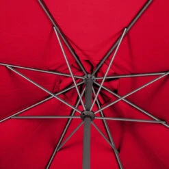 Parasol Mat Central Rond 3m Loompa Grenade Hespéride -Promos Jardin Meubles Boutique parasol mat central rond 3m loompa grenade hesperide 6