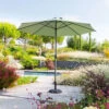 Parasol Mat Central Rond 3m Loompa Olive Hespéride 1 Parasol Mat Central Rond 3m Loompa Olive Hespéride -Promos Jardin Meubles Boutique parasol mat central rond 3m loompa olive hesperide
