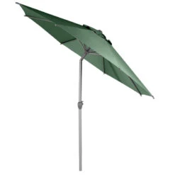 Parasol Mat Central Rond 3m Loompa Olive Hespéride -Promos Jardin Meubles Boutique parasol mat central rond 3m loompa olive hesperide 1 2