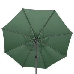 Parasol Mat Central Rond 3m Loompa Olive Hespéride -Promos Jardin Meubles Boutique parasol mat central rond 3m loompa olive hesperide 1 3