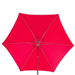 Parasol Rond 2,3m Anzio Grenade Hespéride -Promos Jardin Meubles Boutique parasol rond 23m anzio grenade hesperide 1