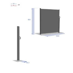 Paravent écran Antao Graphite Hespéride 15 Paravent écran Antao Graphite Hespéride -Promos Jardin Meubles Boutique paravent ecran antao graphite hesperide 1 6