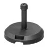 Pied De Parasol 29kg Béton Noir Hespéride -Promos Jardin Meubles Boutique pied de parasol 29kg beton noir hesperide