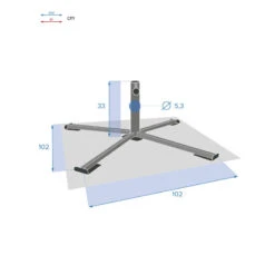 Pied De Parasol Pliant Grand Modèle Anthracite Hespéride 11 Pied De Parasol Pliant Grand Modèle Anthracite Hespéride -Promos Jardin Meubles Boutique pied de parasol pliant grand modele anthracite hesperide 4