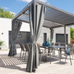 Promos Jardin Meubles Boutique -Promos Jardin Meubles Boutique rideaux opaques pour tonnelle 4x3 m avila hesperide 1