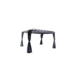 Rideaux Opaques Pour Tonnelle Belize 3,8x3m Hespéride -Promos Jardin Meubles Boutique rideaux opaques pour tonnelle belize 38x3m hesperide 2