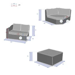 Salon Angle Moorea 5 Places Savana Hespéride -Promos Jardin Meubles Boutique salon angle moorea 5 places savana hesperide 9