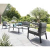 Salon De Jardin 5 Places Pavane Graphite Hespéride -Promos Jardin Meubles Boutique salon de jardin 5 places pavane graphite hesperide