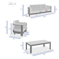 Salon De Jardin 5p Paradize Hespéride -Promos Jardin Meubles Boutique salon de jardin 5p paradize hesperide 8