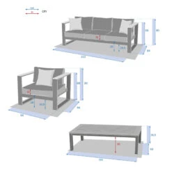 Salon De Jardin Emperia 5p En Aluminium Et Acacia Hespéride -Promos Jardin Meubles Boutique salon de jardin emperia 5p en aluminium et acacia hesperide 3