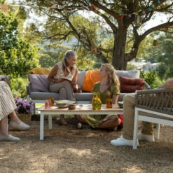 Table Basse Extérieure Oriengo Blanc Hespéride -Promos Jardin Meubles Boutique table basse exterieure oriengo blanc hesperide 1