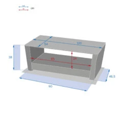 Table Basse Extérieure Polynésia Naturae Hespéride -Promos Jardin Meubles Boutique table basse exterieure polynesia naturae hesperide 2