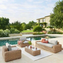 Table Basse Extérieure Rectangulaire Savinia Coloris Tahini Hespéride -Promos Jardin Meubles Boutique table basse exterieure rectangulaire savinia coloris tahini hesperide 2