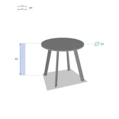 Table Basse Saona D 50 Cm Tonka Hespéride -Promos Jardin Meubles Boutique table basse saona d 50 cm tonka hesperide 2