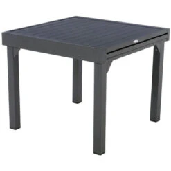 Table Rectangulaire Extensible Piazza 8 P. Graphite Hespéride -Promos Jardin Meubles Boutique table rectangulaire extensible piazza 8 personnes graphite hesperide 2