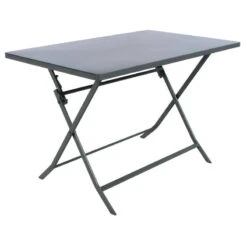 Table Rectangulaire Pliante Greensboro 4p Graphite Hespéride -Promos Jardin Meubles Boutique table rectangulaire greensboro 110x70cm graphite hesperide 4