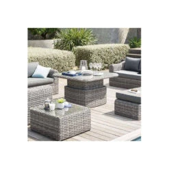 Table Relevable Moorea Terre Ombre Hespéride -Promos Jardin Meubles Boutique table relevable moorea terre d ombre hesperide 1