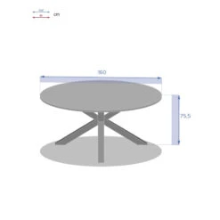 Table Ronde De Jardin Effet Bois Embruns Hespéride -Promos Jardin Meubles Boutique table ronde de jardin effet bois embruns hesperide 4