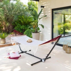 Toile Hamac Ethnique Franges 2 M Hespéride 10 Toile Hamac Ethnique Franges 2 M Hespéride -Promos Jardin Meubles Boutique toile hamac ethnique franges 2 m hesperide 3