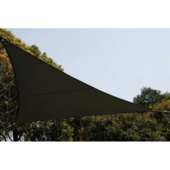 Toile Solaire 3x3x3m Curacao Gris Hespéride -Promos Jardin Meubles Boutique toile solaire 3x3x3m luxe hesperide curacao gris 2