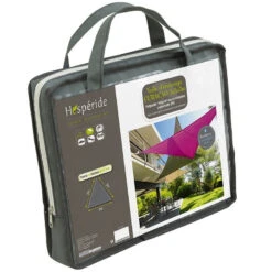 Toile Solaire 3x3x3m Curacao Gris Hespéride -Promos Jardin Meubles Boutique toile solaire 3x3x3m luxe hesperide curacao gris 3