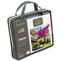 Toile Solaire 3x4m Curacao Gris Hespéride 11 Toile Solaire 3x4m Curacao Gris Hespéride -Promos Jardin Meubles Boutique toile solaire 3x4m luxe hesperide curacao gris 3