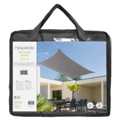 Toile Solaire 3x4m Shae Ardoise Hespéride -Promos Jardin Meubles Boutique toile solaire 3x4m shae ardoise hesperide 1 1
