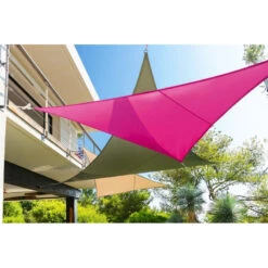 Toile Solaire 4x4x4m Curacao Gris Hespéride -Promos Jardin Meubles Boutique toile solaire 4x4x4m luxe hesperide curacao gris 4