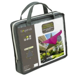 Toile Solaire 5x5x5m Curacao Gris Hespéride 10 Toile Solaire 5x5x5m Curacao Gris Hespéride -Promos Jardin Meubles Boutique toile solaire 5x5x5m luxe hesperide curacao gris 3