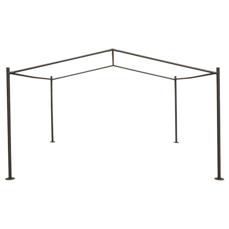 Tonnelle Certeli Carrée Forme Abri Coloris Graphite/ardoise 8 Tonnelle Certeli Carrée Forme Abri Coloris Graphite/ardoise – Image 6