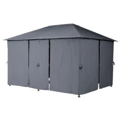 Tonnelle 3x4 M Santorini Gris Ardoise Hespéride -Promos Jardin Meubles Boutique tonnelle hesperide santorini gris 2