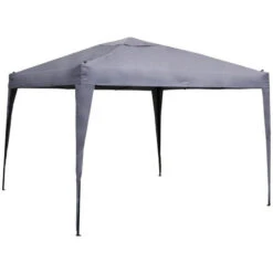 Tonnelle Pliante Carrée Hespéride 3x3m Easy Up Gris Ardoise -Promos Jardin Meubles Boutique tonnelle pliante hesperide 3x3m easy up gris ardoise 1