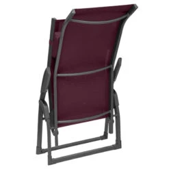 Transat 2 Positions Bordeaux / Graphite Decima Hespéride -Promos Jardin Meubles Boutique transat 2 positions bordeaux graphite decima hesperide 3