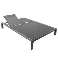Transat Double Evasion Anthracite Et Graphite Hespéride -Promos Jardin Meubles Boutique transat double evasion anthracite et graphite hesperide 1 2