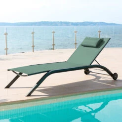 Promos Jardin Meubles Boutique 21 Transat Milenio Olive Et Graphite Hespéride