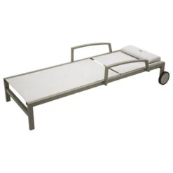 Transat Ocala Inclinable Noisette/tonka Hespéride -Promos Jardin Meubles Boutique transat ocala inclinable coloris noisette taupe hesperide 3