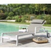 Transat Ocala Inclinable Noisette/blanc Hespéride -Promos Jardin Meubles Boutique transat ocala inclinable noisetteblanc hesperide